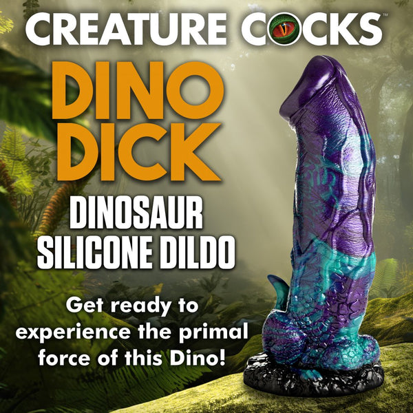 Creature Cocks Dino-Dick Silicone Dildo - XL - Extreme Toyz Singapore - https://extremetoyz.com.sg - Sex Toys and Lingerie Online Store - Bondage Gear / Vibrators / Electrosex Toys / Wireless Remote Control Vibes / Sexy Lingerie and Role Play / BDSM / Dungeon Furnitures / Dildos and Strap Ons  / Anal and Prostate Massagers / Anal Douche and Cleaning Aide / Delay Sprays and Gels / Lubricants and more...