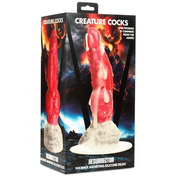 Creature Cocks Resurrector Phoenix Squirting Silicone Dildo - Extreme Toyz Singapore - https://extremetoyz.com.sg - Sex Toys and Lingerie Online Store - Bondage Gear / Vibrators / Electrosex Toys / Wireless Remote Control Vibes / Sexy Lingerie and Role Play / BDSM / Dungeon Furnitures / Dildos and Strap Ons  / Anal and Prostate Massagers / Anal Douche and Cleaning Aide / Delay Sprays and Gels / Lubricants and more...