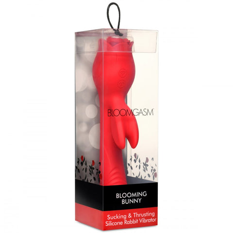 Inmi Bloomgasm Blooming Bunny Sucking and Thrusting Silicone Rechargeable Rabbit Vibrator - Extreme Toyz Singapore - https://extremetoyz.com.sg - Sex Toys and Lingerie Online Store - Bondage Gear / Vibrators / Electrosex Toys / Wireless Remote Control Vibes / Sexy Lingerie and Role Play / BDSM / Dungeon Furnitures / Dildos and Strap Ons  / Anal and Prostate Massagers / Anal Douche and Cleaning Aide / Delay Sprays and Gels / Lubricants and more...