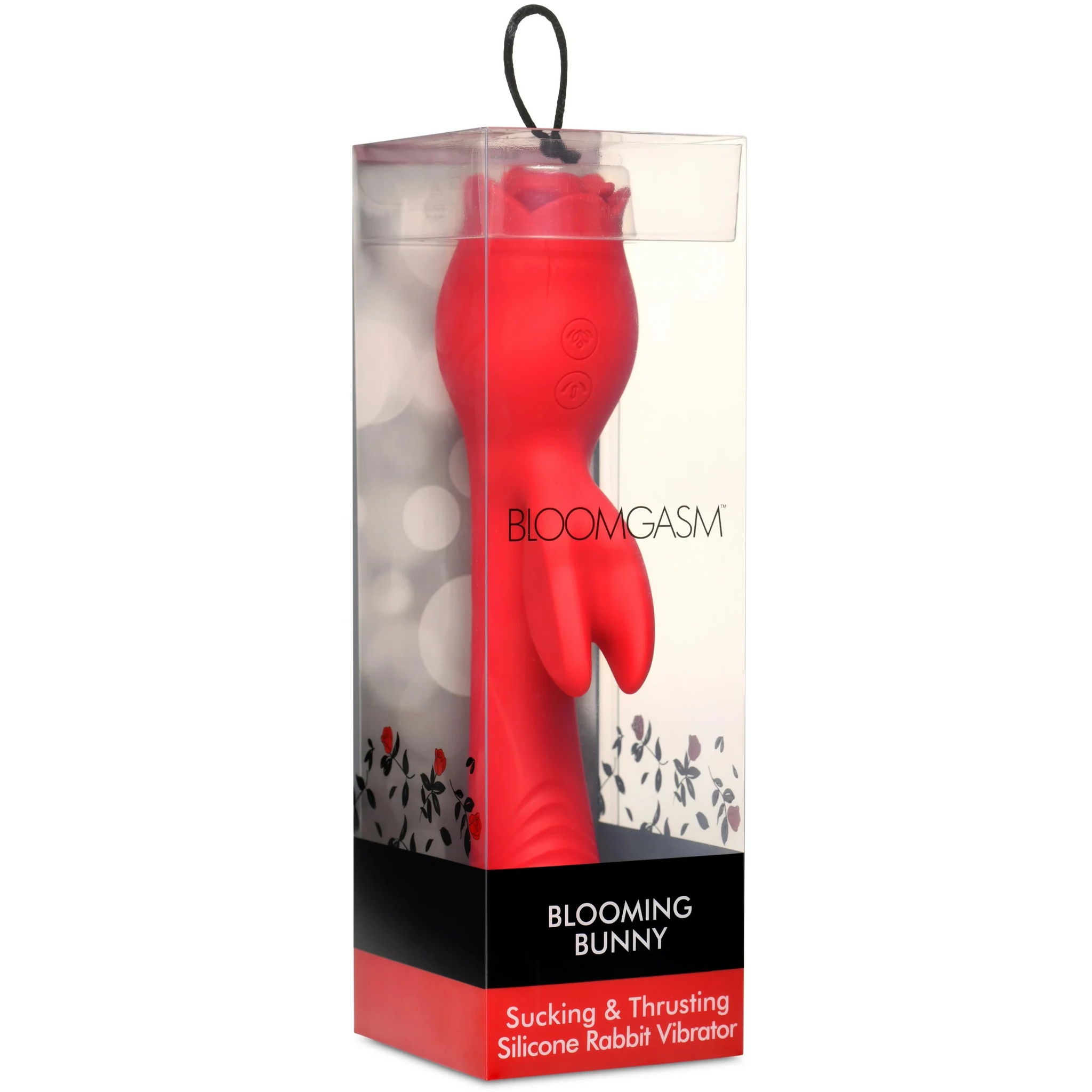 Blooming Bunny Rechargeable Sucking & Thrusting Silicone Rabbit Vibrator