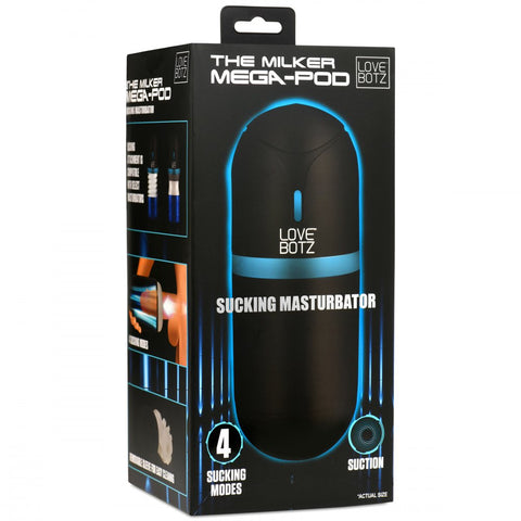 LoveBotz The Milker Mega-Pod Rechargeable Sucking Masturbator - Extreme Toyz Singapore - https://extremetoyz.com.sg - Sex Toys and Lingerie Online Store - Bondage Gear / Vibrators / Electrosex Toys / Wireless Remote Control Vibes / Sexy Lingerie and Role Play / BDSM / Dungeon Furnitures / Dildos and Strap Ons  / Anal and Prostate Massagers / Anal Douche and Cleaning Aide / Delay Sprays and Gels / Lubricants and more...