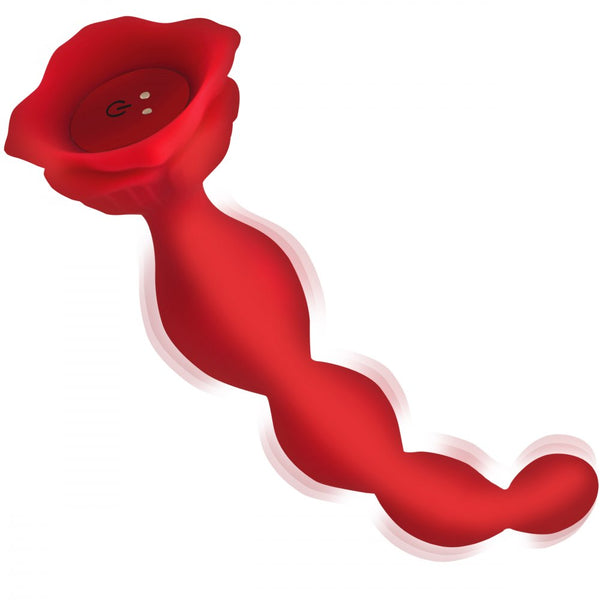 Inmi Bloomgasm 9X Beaded Bloom Rechargeable Silicone Rose Vibrator - Extreme Toyz Singapore - https://extremetoyz.com.sg - Sex Toys and Lingerie Online Store - Bondage Gear / Vibrators / Electrosex Toys / Wireless Remote Control Vibes / Sexy Lingerie and Role Play / BDSM / Dungeon Furnitures / Dildos and Strap Ons  / Anal and Prostate Massagers / Anal Douche and Cleaning Aide / Delay Sprays and Gels / Lubricants and more...