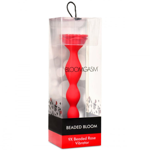 Inmi Bloomgasm 9X Beaded Bloom Rechargeable Silicone Rose Vibrator - Extreme Toyz Singapore - https://extremetoyz.com.sg - Sex Toys and Lingerie Online Store - Bondage Gear / Vibrators / Electrosex Toys / Wireless Remote Control Vibes / Sexy Lingerie and Role Play / BDSM / Dungeon Furnitures / Dildos and Strap Ons  / Anal and Prostate Massagers / Anal Douche and Cleaning Aide / Delay Sprays and Gels / Lubricants and more...