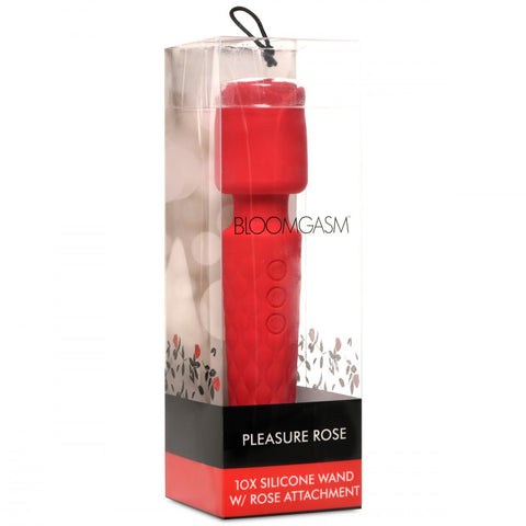 Inmi Bloomgasm Deluxe Rechargeable Silicone Rose Wand Vibrator - Extreme Toyz Singapore - https://extremetoyz.com.sg - Sex Toys and Lingerie Online Store - Bondage Gear / Vibrators / Electrosex Toys / Wireless Remote Control Vibes / Sexy Lingerie and Role Play / BDSM / Dungeon Furnitures / Dildos and Strap Ons  / Anal and Prostate Massagers / Anal Douche and Cleaning Aide / Delay Sprays and Gels / Lubricants and more...