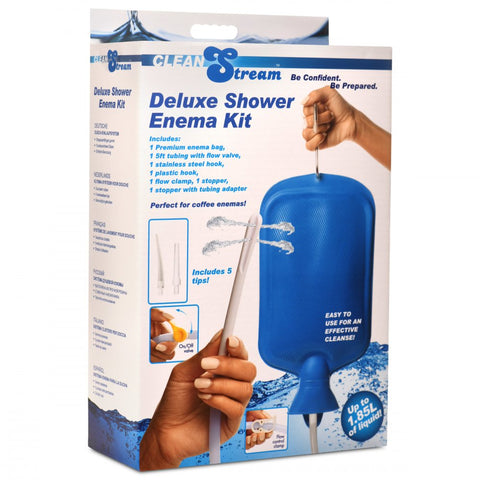CleanStream Deluxe Shower Enema Kit - Extreme Toyz Singapore - https://extremetoyz.com.sg - Sex Toys and Lingerie Online Store - Bondage Gear / Vibrators / Electrosex Toys / Wireless Remote Control Vibes / Sexy Lingerie and Role Play / BDSM / Dungeon Furnitures / Dildos and Strap Ons  / Anal and Prostate Massagers / Anal Douche and Cleaning Aide / Delay Sprays and Gels / Lubricants and more...