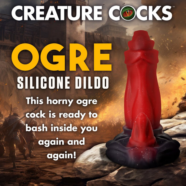Creature Cocks Ogre Silicone Dildo - Extreme Toyz Singapore - https://extremetoyz.com.sg - Sex Toys and Lingerie Online Store - Bondage Gear / Vibrators / Electrosex Toys / Wireless Remote Control Vibes / Sexy Lingerie and Role Play / BDSM / Dungeon Furnitures / Dildos and Strap Ons  / Anal and Prostate Massagers / Anal Douche and Cleaning Aide / Delay Sprays and Gels / Lubricants and more...