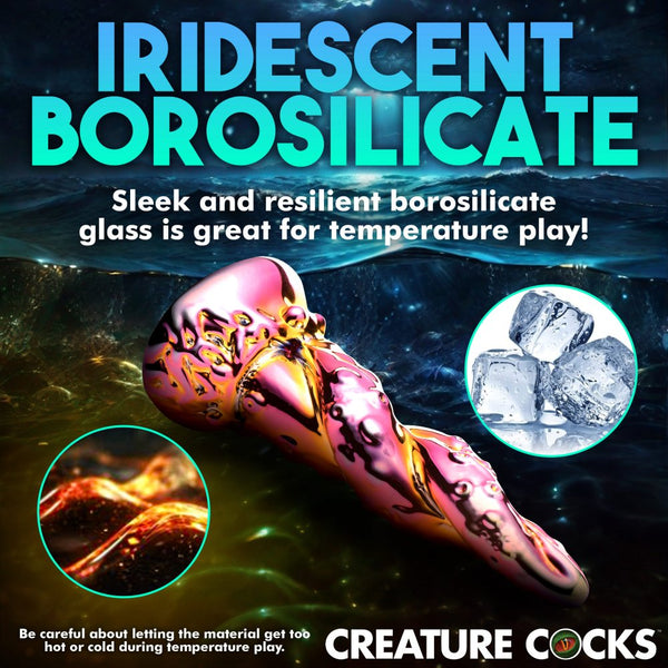 Creature Cocks Enchantress Rainbow Glass Dildo - Extreme Toyz Singapore - https://extremetoyz.com.sg - Sex Toys and Lingerie Online Store - Bondage Gear / Vibrators / Electrosex Toys / Wireless Remote Control Vibes / Sexy Lingerie and Role Play / BDSM / Dungeon Furnitures / Dildos and Strap Ons  / Anal and Prostate Massagers / Anal Douche and Cleaning Aide / Delay Sprays and Gels / Lubricants and more...