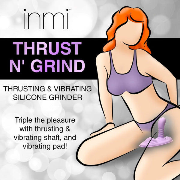 Inmi Spin n' Grind Remote Control Thrusting and Vibrating Rechargeable Silicone Sex Grinder - Extreme Toyz Singapore - https://extremetoyz.com.sg - Sex Toys and Lingerie Online Store - Bondage Gear / Vibrators / Electrosex Toys / Wireless Remote Control Vibes / Sexy Lingerie and Role Play / BDSM / Dungeon Furnitures / Dildos and Strap Ons &nbsp;/ Anal and Prostate Massagers / Anal Douche and Cleaning Aide / Delay Sprays and Gels / Lubricants and more...