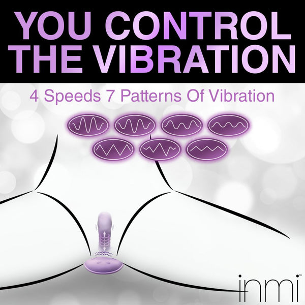 Inmi Spin n' Grind Remote Control Thrusting and Vibrating Rechargeable Silicone Sex Grinder - Extreme Toyz Singapore - https://extremetoyz.com.sg - Sex Toys and Lingerie Online Store - Bondage Gear / Vibrators / Electrosex Toys / Wireless Remote Control Vibes / Sexy Lingerie and Role Play / BDSM / Dungeon Furnitures / Dildos and Strap Ons &nbsp;/ Anal and Prostate Massagers / Anal Douche and Cleaning Aide / Delay Sprays and Gels / Lubricants and more...