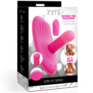 Inmi Spin n' Grind Rechargeable Rotating and Vibrating Remote Control Silicone Sex Grinder - Extreme Toyz Singapore - https://extremetoyz.com.sg - Sex Toys and Lingerie Online Store - Bondage Gear / Vibrators / Electrosex Toys / Wireless Remote Control Vibes / Sexy Lingerie and Role Play / BDSM / Dungeon Furnitures / Dildos and Strap Ons &nbsp;/ Anal and Prostate Massagers / Anal Douche and Cleaning Aide / Delay Sprays and Gels / Lubricants and more...