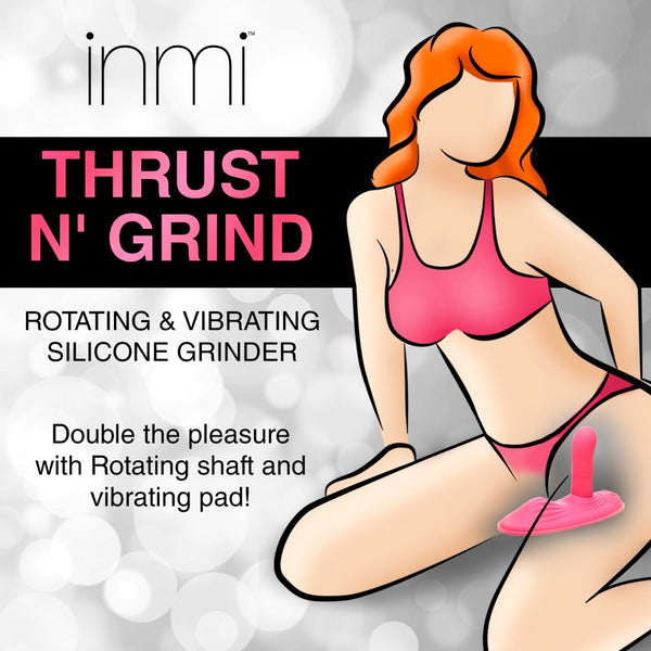 Inmi Spin n' Grind Rechargeable Rotating and Vibrating Remote Control Silicone Sex Grinder - Extreme Toyz Singapore - https://extremetoyz.com.sg - Sex Toys and Lingerie Online Store - Bondage Gear / Vibrators / Electrosex Toys / Wireless Remote Control Vibes / Sexy Lingerie and Role Play / BDSM / Dungeon Furnitures / Dildos and Strap Ons &nbsp;/ Anal and Prostate Massagers / Anal Douche and Cleaning Aide / Delay Sprays and Gels / Lubricants and more...