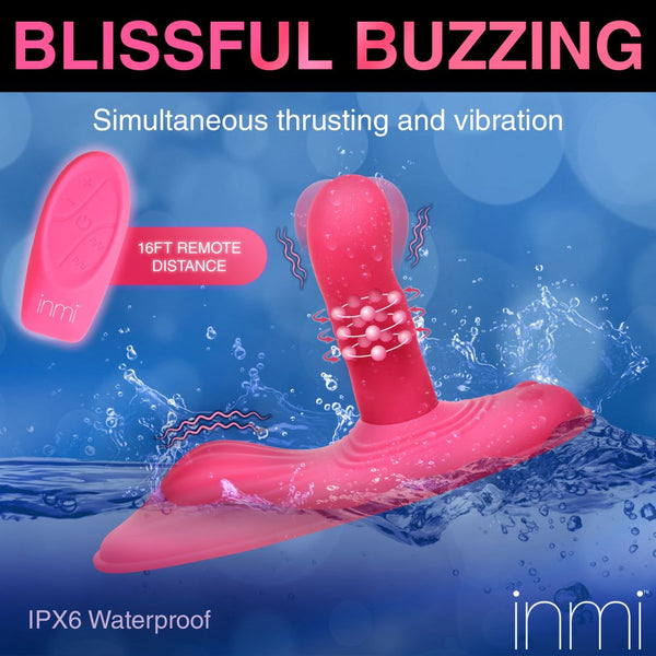 Inmi Spin n' Grind Rechargeable Rotating and Vibrating Remote Control Silicone Sex Grinder - Extreme Toyz Singapore - https://extremetoyz.com.sg - Sex Toys and Lingerie Online Store - Bondage Gear / Vibrators / Electrosex Toys / Wireless Remote Control Vibes / Sexy Lingerie and Role Play / BDSM / Dungeon Furnitures / Dildos and Strap Ons &nbsp;/ Anal and Prostate Massagers / Anal Douche and Cleaning Aide / Delay Sprays and Gels / Lubricants and more...