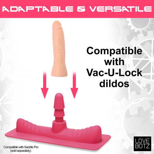 LoveBotz Saddle Adapter with Dildo - Extreme Toyz Singapore - https://extremetoyz.com.sg - Sex Toys and Lingerie Online Store - Bondage Gear / Vibrators / Electrosex Toys / Wireless Remote Control Vibes / Sexy Lingerie and Role Play / BDSM / Dungeon Furnitures / Dildos and Strap Ons &nbsp;/ Anal and Prostate Massagers / Anal Douche and Cleaning Aide / Delay Sprays and Gels / Lubricants and more...