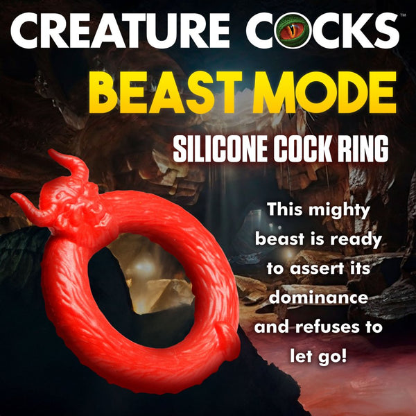 Creature Cocks Beast Mode Silicone Cock Ring - Extreme Toyz Singapore - https://extremetoyz.com.sg - Sex Toys and Lingerie Online Store - Bondage Gear / Vibrators / Electrosex Toys / Wireless Remote Control Vibes / Sexy Lingerie and Role Play / BDSM / Dungeon Furnitures / Dildos and Strap Ons  / Anal and Prostate Massagers / Anal Douche and Cleaning Aide / Delay Sprays and Gels / Lubricants and more...