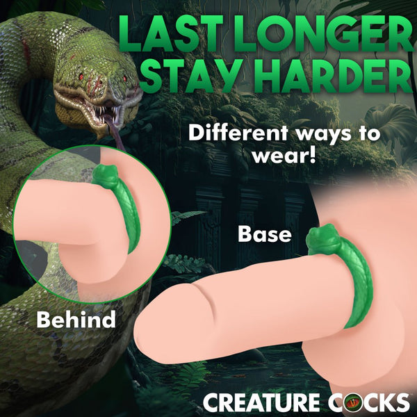 Creature Cocks Serpentine Silicone Cock Ring - Extreme Toyz Singapore - https://extremetoyz.com.sg - Sex Toys and Lingerie Online Store - Bondage Gear / Vibrators / Electrosex Toys / Wireless Remote Control Vibes / Sexy Lingerie and Role Play / BDSM / Dungeon Furnitures / Dildos and Strap Ons  / Anal and Prostate Massagers / Anal Douche and Cleaning Aide / Delay Sprays and Gels / Lubricants and more...