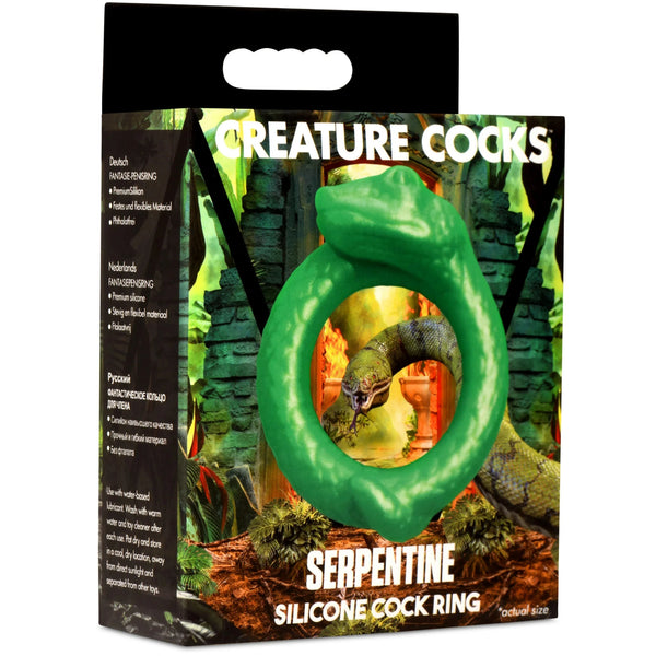 Serpentine Silicone Cock Ring