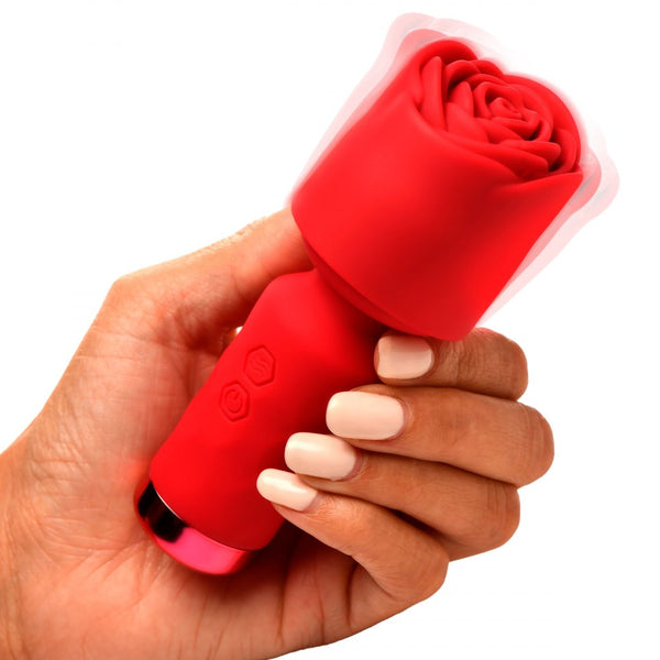 Inmi Bloomgasm Pleasure Rose-Petite Rechargeable Mini Silicone Rose Wand - Extreme Toyz Singapore - https://extremetoyz.com.sg - Sex Toys and Lingerie Online Store - Bondage Gear / Vibrators / Electrosex Toys / Wireless Remote Control Vibes / Sexy Lingerie and Role Play / BDSM / Dungeon Furnitures / Dildos and Strap Ons  / Anal and Prostate Massagers / Anal Douche and Cleaning Aide / Delay Sprays and Gels / Lubricants and more...