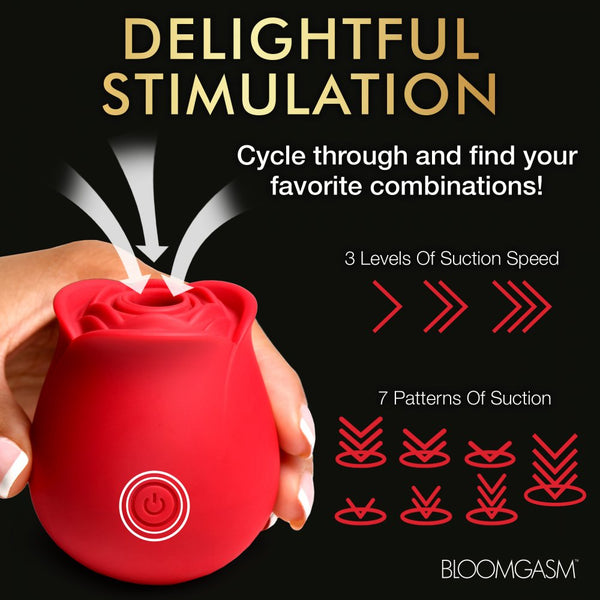 Inmi Bloomgasm The Perfect Rose Rechargeable Clitoral Stimulator - Extreme Toyz Singapore - https://extremetoyz.com.sg - Sex Toys and Lingerie Online Store - Bondage Gear / Vibrators / Electrosex Toys / Wireless Remote Control Vibes / Sexy Lingerie and Role Play / BDSM / Dungeon Furnitures / Dildos and Strap Ons  / Anal and Prostate Massagers / Anal Douche and Cleaning Aide / Delay Sprays and Gels / Lubricants and more...