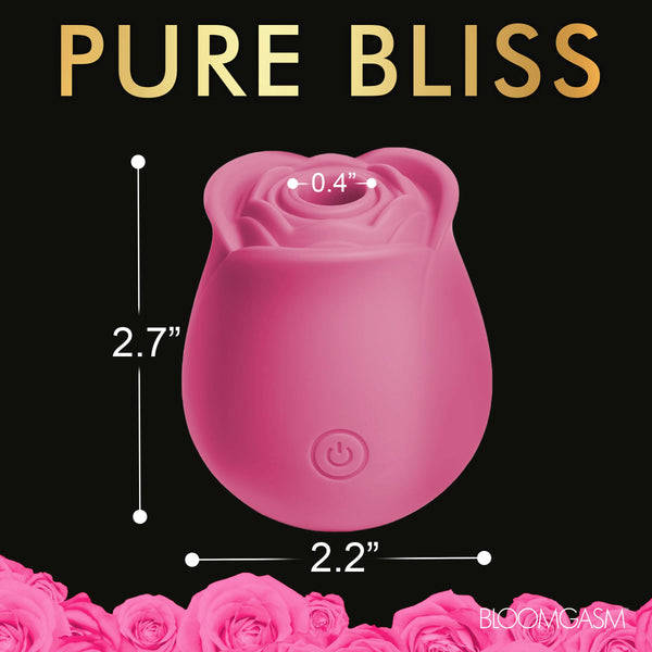 The Perfect Rose Rechargeable Clitoral Stimulator - Pink
