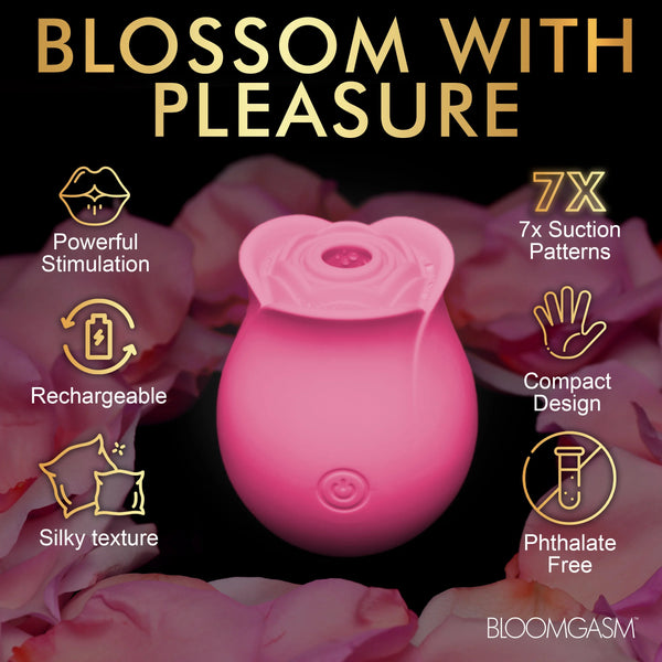 The Perfect Rose Rechargeable Clitoral Stimulator - Pink