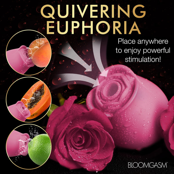 The Perfect Rose Rechargeable Clitoral Stimulator - Pink