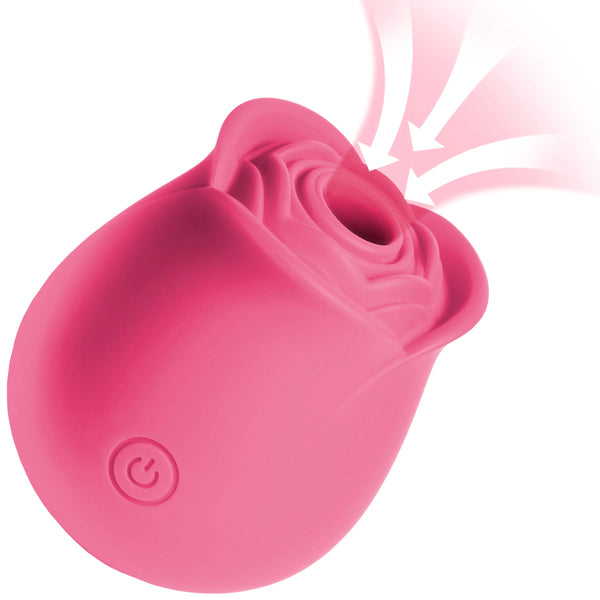 The Perfect Rose Rechargeable Clitoral Stimulator - Pink