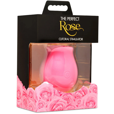 The Perfect Rose Rechargeable Clitoral Stimulator - Pink