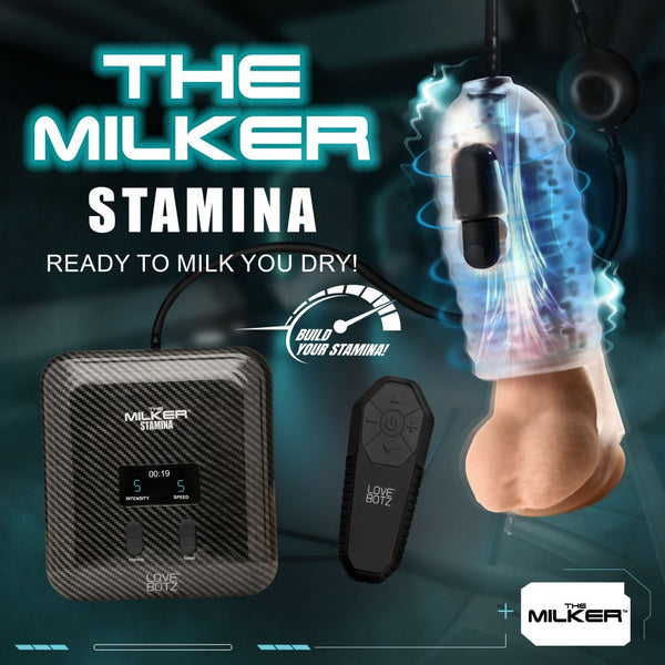 LoveBotz  The Milker Stamina with Automatic Stroking, Suction and Vibration - Extreme Toyz Singapore - https://extremetoyz.com.sg - Sex Toys and Lingerie Online Store - Bondage Gear / Vibrators / Electrosex Toys / Wireless Remote Control Vibes / Sexy Lingerie and Role Play / BDSM / Dungeon Furnitures / Dildos and Strap Ons &nbsp;/ Anal and Prostate Massagers / Anal Douche and Cleaning Aide / Delay Sprays and Gels / Lubricants and more...