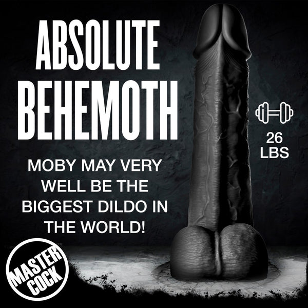 Master Cock Moby Huge 2 Foot Tall Super Dildo - Black - Extreme Toyz Singapore - https://extremetoyz.com.sg - Sex Toys and Lingerie Online Store - Bondage Gear / Vibrators / Electrosex Toys / Wireless Remote Control Vibes / Sexy Lingerie and Role Play / BDSM / Dungeon Furnitures / Dildos and Strap Ons  / Anal and Prostate Massagers / Anal Douche and Cleaning Aide / Delay Sprays and Gels / Lubricants and more...