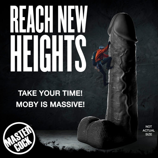 Master Cock Moby Huge 2 Foot Tall Super Dildo - Black - Extreme Toyz Singapore - https://extremetoyz.com.sg - Sex Toys and Lingerie Online Store - Bondage Gear / Vibrators / Electrosex Toys / Wireless Remote Control Vibes / Sexy Lingerie and Role Play / BDSM / Dungeon Furnitures / Dildos and Strap Ons  / Anal and Prostate Massagers / Anal Douche and Cleaning Aide / Delay Sprays and Gels / Lubricants and more...