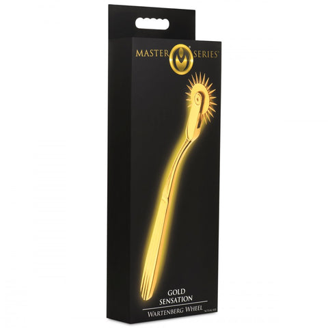 Master Series Gold Sensation Wartenberg Wheel - Extreme Toyz Singapore - https://extremetoyz.com.sg - Sex Toys and Lingerie Online Store - Bondage Gear / Vibrators / Electrosex Toys / Wireless Remote Control Vibes / Sexy Lingerie and Role Play / BDSM / Dungeon Furnitures / Dildos and Strap Ons &nbsp;/ Anal and Prostate Massagers / Anal Douche and Cleaning Aide / Delay Sprays and Gels / Lubricants and more...