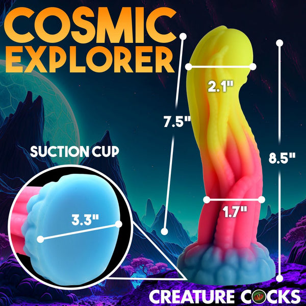 Creature Cocks Tenta-Glow Glow-In-The-Dark Silicone Dildo - Extreme Toyz Singapore - https://extremetoyz.com.sg - Sex Toys and Lingerie Online Store - Bondage Gear / Vibrators / Electrosex Toys / Wireless Remote Control Vibes / Sexy Lingerie and Role Play / BDSM / Dungeon Furnitures / Dildos and Strap Ons  / Anal and Prostate Massagers / Anal Douche and Cleaning Aide / Delay Sprays and Gels / Lubricants and more...