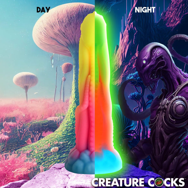 Creature Cocks Tenta-Glow Glow-In-The-Dark Silicone Dildo - Extreme Toyz Singapore - https://extremetoyz.com.sg - Sex Toys and Lingerie Online Store - Bondage Gear / Vibrators / Electrosex Toys / Wireless Remote Control Vibes / Sexy Lingerie and Role Play / BDSM / Dungeon Furnitures / Dildos and Strap Ons  / Anal and Prostate Massagers / Anal Douche and Cleaning Aide / Delay Sprays and Gels / Lubricants and more...