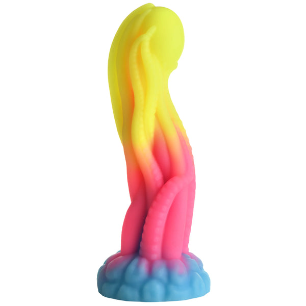 Tenta-Glow Glow-In-The-Dark Silicone Dildo