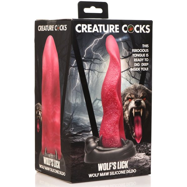 Wolf's Lick Silicone Dildo