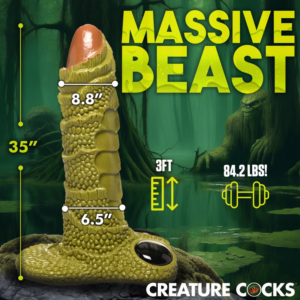 Scaly Swamp Monster 3 Foot Giant Dildo – Extreme Toyz