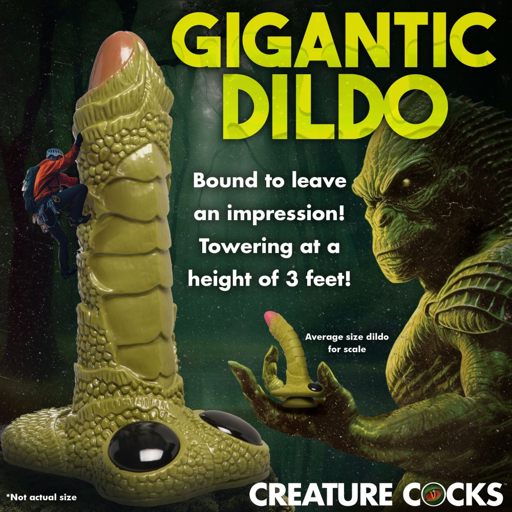 Scaly Swamp Monster 3 Foot Giant Dildo – Extreme Toyz