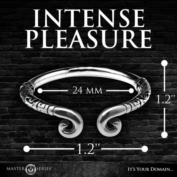 Master Series Kingpin Stainless Steel Glans Ring - 24mm - Extreme Toyz Singapore - https://extremetoyz.com.sg - Sex Toys and Lingerie Online Store - Bondage Gear / Vibrators / Electrosex Toys / Wireless Remote Control Vibes / Sexy Lingerie and Role Play / BDSM / Dungeon Furnitures / Dildos and Strap Ons &nbsp;/ Anal and Prostate Massagers / Anal Douche and Cleaning Aide / Delay Sprays and Gels / Lubricants and more...