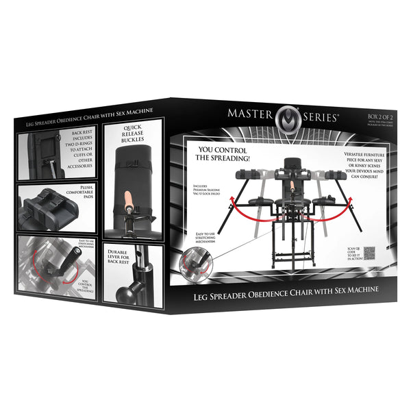 Obedience Chair with Sex Machine