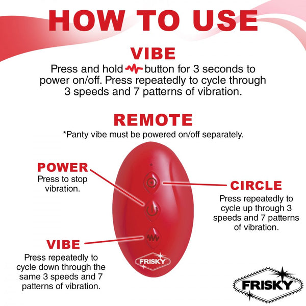 Frisky Love Connection Rechargeable Silicone Panty Vibe with Remote Control - Extreme Toyz Singapore - https://extremetoyz.com.sg - Sex Toys and Lingerie Online Store - Bondage Gear / Vibrators / Electrosex Toys / Wireless Remote Control Vibes / Sexy Lingerie and Role Play / BDSM / Dungeon Furnitures / Dildos and Strap Ons  / Anal and Prostate Massagers / Anal Douche and Cleaning Aide / Delay Sprays and Gels / Lubricants and more...