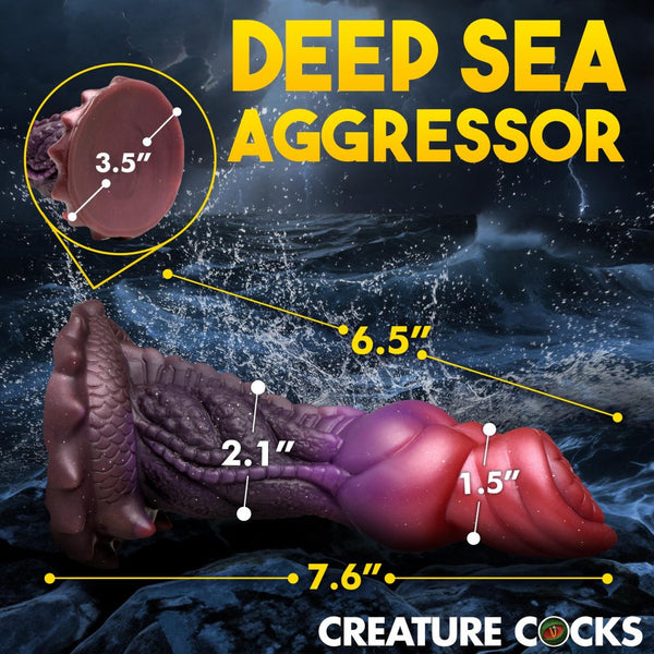 Creature Cocks Deep Diver Silicone Dildo - Extreme Toyz Singapore - https://extremetoyz.com.sg - Sex Toys and Lingerie Online Store - Bondage Gear / Vibrators / Electrosex Toys / Wireless Remote Control Vibes / Sexy Lingerie and Role Play / BDSM / Dungeon Furnitures / Dildos and Strap Ons  / Anal and Prostate Massagers / Anal Douche and Cleaning Aide / Delay Sprays and Gels / Lubricants and more...
