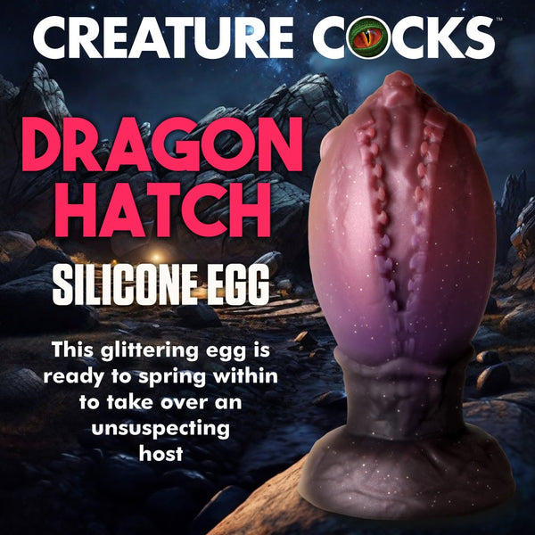 Creature Cocks Dragon Hatch Silicone Egg (2 Sizes Available) - Extreme Toyz Singapore - https://extremetoyz.com.sg - Sex Toys and Lingerie Online Store - Bondage Gear / Vibrators / Electrosex Toys / Wireless Remote Control Vibes / Sexy Lingerie and Role Play / BDSM / Dungeon Furnitures / Dildos and Strap Ons  / Anal and Prostate Massagers / Anal Douche and Cleaning Aide / Delay Sprays and Gels / Lubricants and more...