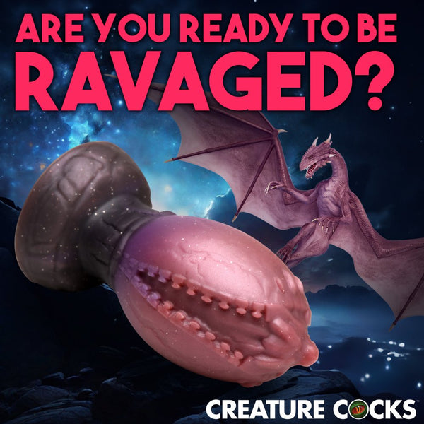 Creature Cocks Dragon Hatch Silicone Egg (2 Sizes Available) - Extreme Toyz Singapore - https://extremetoyz.com.sg - Sex Toys and Lingerie Online Store - Bondage Gear / Vibrators / Electrosex Toys / Wireless Remote Control Vibes / Sexy Lingerie and Role Play / BDSM / Dungeon Furnitures / Dildos and Strap Ons  / Anal and Prostate Massagers / Anal Douche and Cleaning Aide / Delay Sprays and Gels / Lubricants and more...