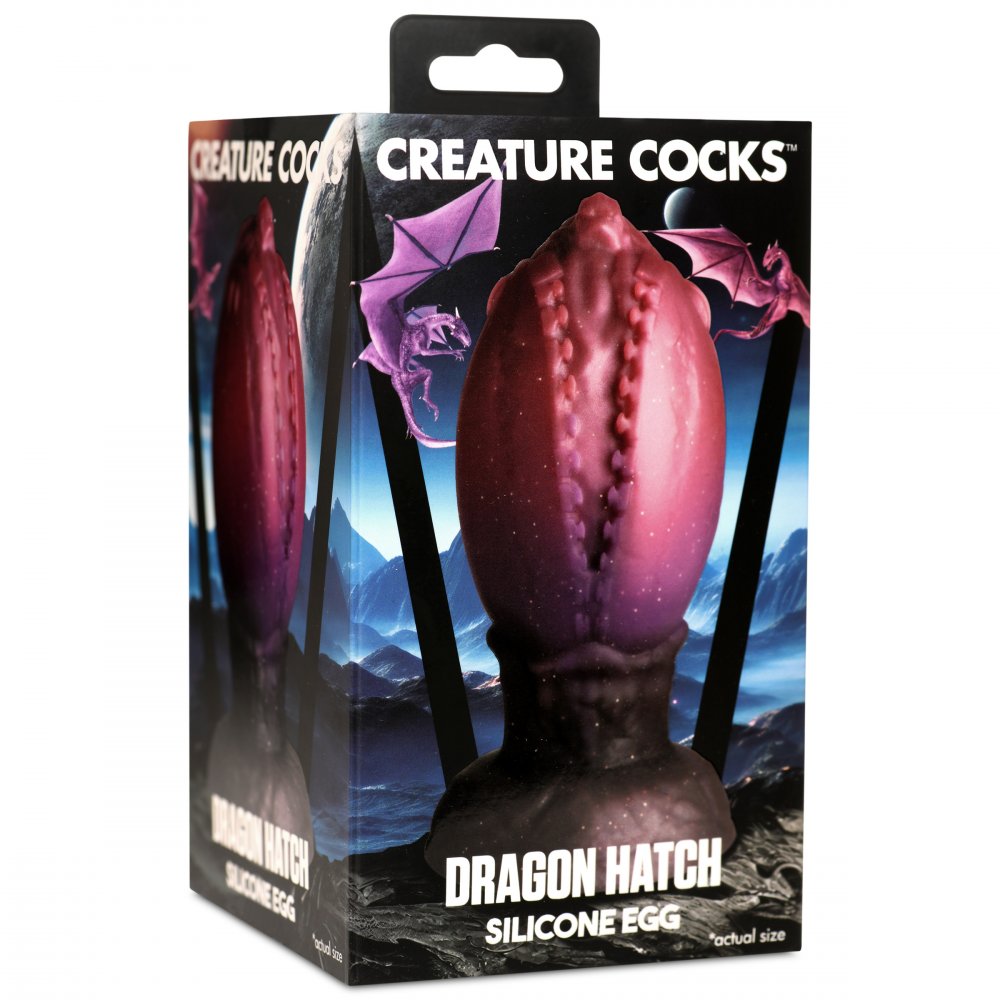 Creature Cocks Dragon Hatch Silicone Egg (2 Sizes Available) - Extreme Toyz Singapore - https://extremetoyz.com.sg - Sex Toys and Lingerie Online Store - Bondage Gear / Vibrators / Electrosex Toys / Wireless Remote Control Vibes / Sexy Lingerie and Role Play / BDSM / Dungeon Furnitures / Dildos and Strap Ons  / Anal and Prostate Massagers / Anal Douche and Cleaning Aide / Delay Sprays and Gels / Lubricants and more...