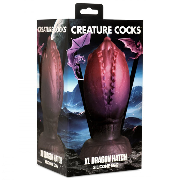 Creature Cocks Dragon Hatch Silicone Egg (2 Sizes Available) - Extreme Toyz Singapore - https://extremetoyz.com.sg - Sex Toys and Lingerie Online Store - Bondage Gear / Vibrators / Electrosex Toys / Wireless Remote Control Vibes / Sexy Lingerie and Role Play / BDSM / Dungeon Furnitures / Dildos and Strap Ons  / Anal and Prostate Massagers / Anal Douche and Cleaning Aide / Delay Sprays and Gels / Lubricants and more...