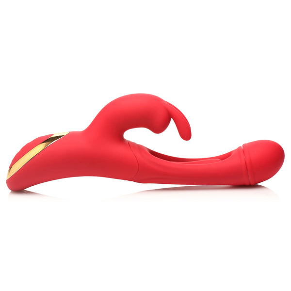 Flickers Rabbit Flick Rechargeable Flicking Silicone Rabbit Vibrator