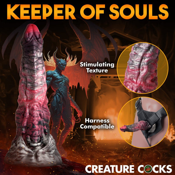 Creature Cocks Hades Silicone Dildo - Large - Extreme Toyz Singapore - https://extremetoyz.com.sg - Sex Toys and Lingerie Online Store - Bondage Gear / Vibrators / Electrosex Toys / Wireless Remote Control Vibes / Sexy Lingerie and Role Play / BDSM / Dungeon Furnitures / Dildos and Strap Ons  / Anal and Prostate Massagers / Anal Douche and Cleaning Aide / Delay Sprays and Gels / Lubricants and more...