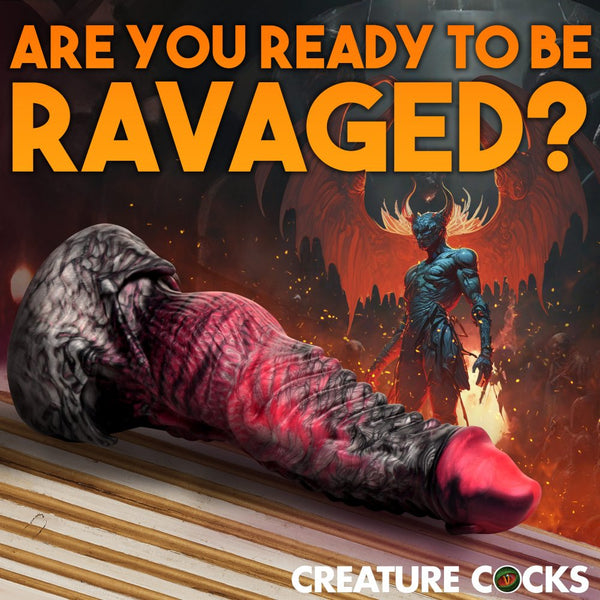 Creature Cocks Hades Silicone Dildo - Medium - Extreme Toyz Singapore - https://extremetoyz.com.sg - Sex Toys and Lingerie Online Store - Bondage Gear / Vibrators / Electrosex Toys / Wireless Remote Control Vibes / Sexy Lingerie and Role Play / BDSM / Dungeon Furnitures / Dildos and Strap Ons  / Anal and Prostate Massagers / Anal Douche and Cleaning Aide / Delay Sprays and Gels / Lubricants and more...