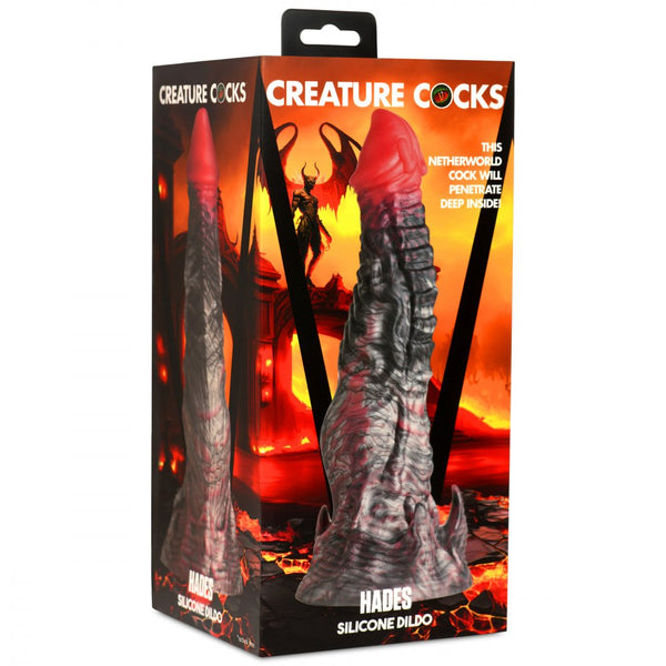 Creature Cocks Hades Silicone Dildo - Medium - Extreme Toyz Singapore - https://extremetoyz.com.sg - Sex Toys and Lingerie Online Store - Bondage Gear / Vibrators / Electrosex Toys / Wireless Remote Control Vibes / Sexy Lingerie and Role Play / BDSM / Dungeon Furnitures / Dildos and Strap Ons  / Anal and Prostate Massagers / Anal Douche and Cleaning Aide / Delay Sprays and Gels / Lubricants and more...