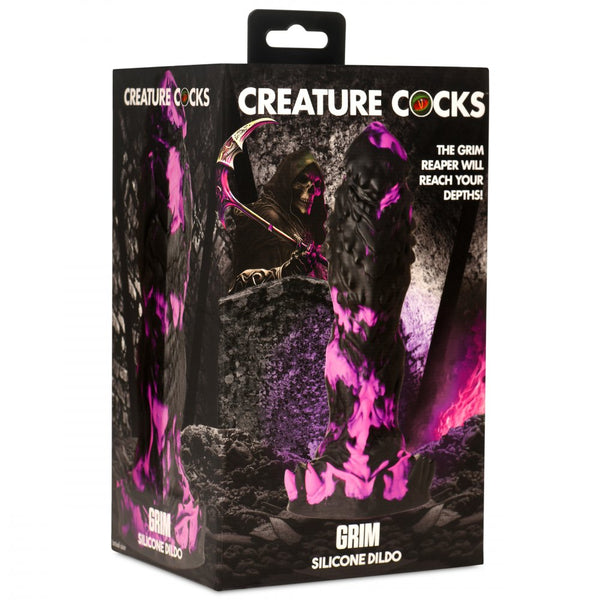 Creature Cocks Grim Silicone Dildo - Extreme Toyz Singapore - https://extremetoyz.com.sg - Sex Toys and Lingerie Online Store - Bondage Gear / Vibrators / Electrosex Toys / Wireless Remote Control Vibes / Sexy Lingerie and Role Play / BDSM / Dungeon Furnitures / Dildos and Strap Ons  / Anal and Prostate Massagers / Anal Douche and Cleaning Aide / Delay Sprays and Gels / Lubricants and more...